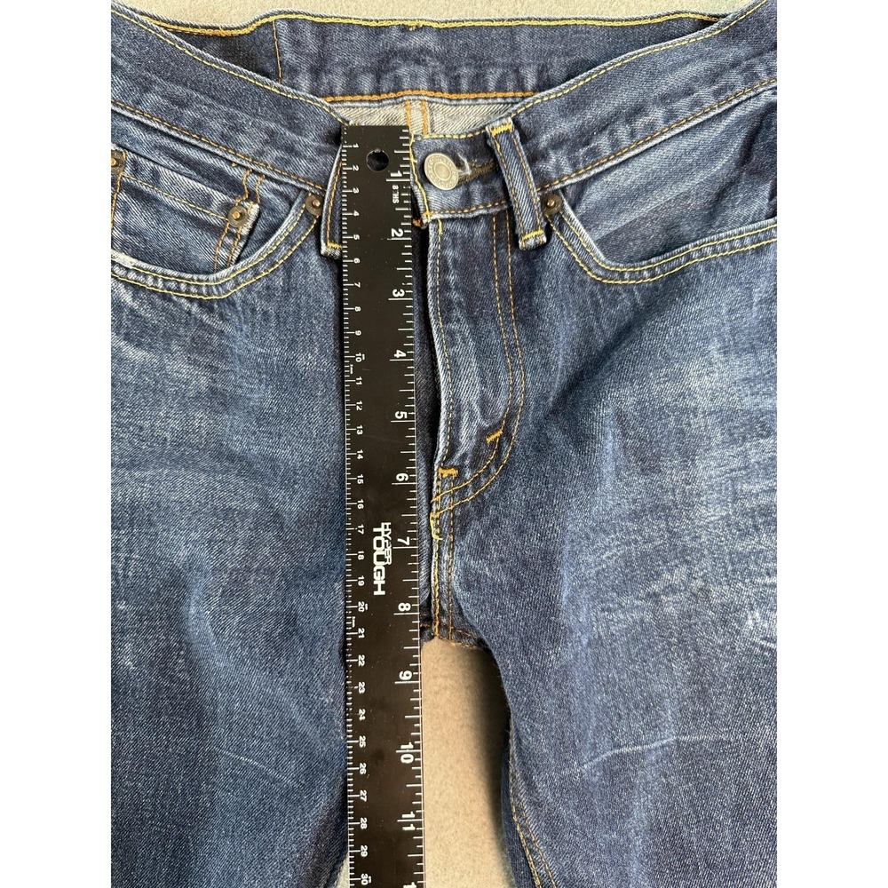 Levi's 514 Jeans Mens 28x30 Med Wash Blue Regular Straight Stretch Denim Casual - Picture 6 of 11